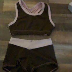 Two piece dance set size medium